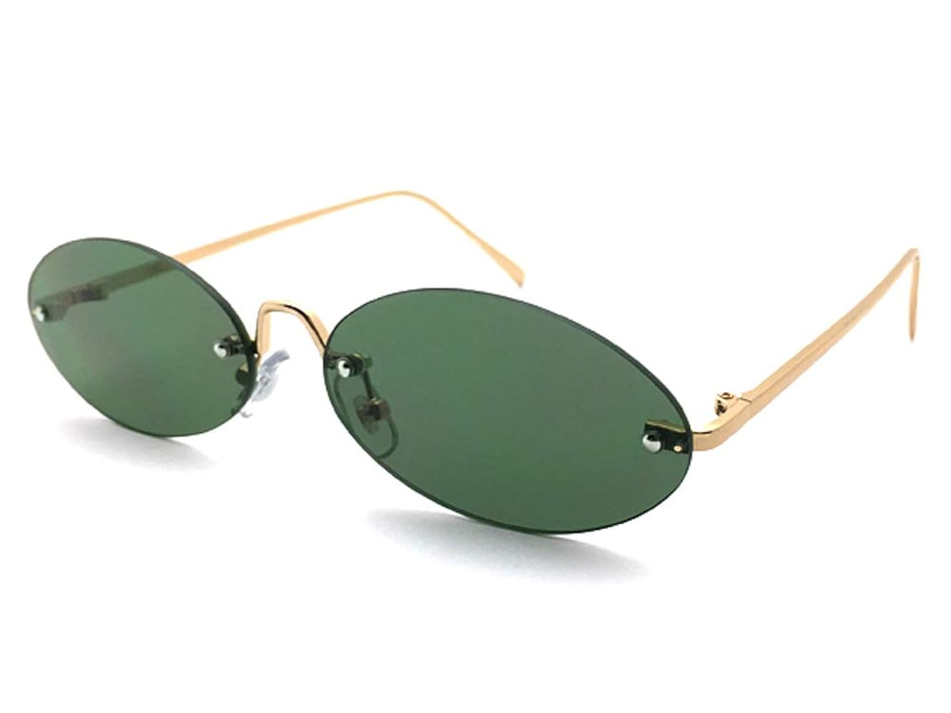 【定価28600円】VONN オーバル サングラス ブラウンレンズ Amazon | [DESIGN EYEWEAR] FLAT LENS OVAL SUNGLASS（フラット